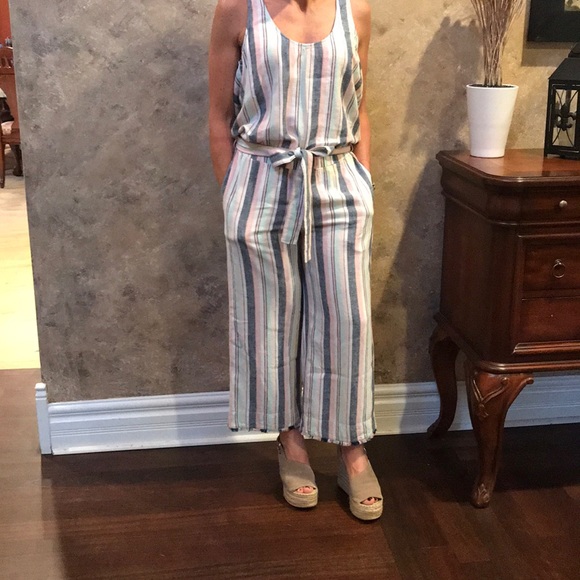 Cloth and Stone Sleeveless Wide Leg Jumpsuit - Picture 1 of 6
